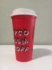 New Starbucks 2019 16oz Grande Merry Red Christmas Reusable Hot Cup Tumbler