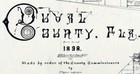 1898 Map Of Duval County Florida