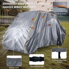 Utv Cover 4 Seater  All-weather Protection Heavy Duty 600d Side By Side Utv C   