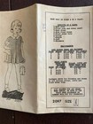 Antique Sewing Pattern  2097 Girl s Dress