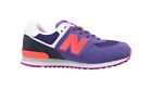 New Balance Girls Big Kids Running Shoes Sneakers Kl574tjg - Purple pink
