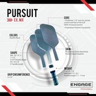 Clearance Engage Pickleball Paddle -brand New  Pursuit Mx 6 0   Standard   White