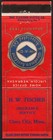 Vintage Matchbook Cover Woodman Insurance Hw Tischer Clara City Minnesota N-mint