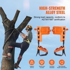 Tree Climbing Spikes Set Climbing Spurs Alloy Steel Safety Rope Hareness