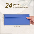 24 Pack Light Sky Blue  10 Business Envelopes  Letter Size Envelopes