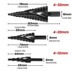 3pcs set Hss Step Drill Bit Set Large Cone Titanium Bit Metal Hole Cutter