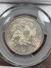 Pcgs Ms62 1876 S Seated Half Dollar Bright With Flashy Luster