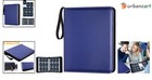 720 Card Capacity Round Ring Trading Card Binder With Zipper   Wrist Strap
