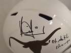 Vince Young Signed 05 Nat l Champs Texas Longhorns Full Size Rep Helmet Beckett 