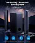 2 1ch 190w Sound Bar With Subwoofer Bt 5 4 Theater Speaker System Hd-arc optical