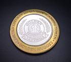 Golden Nugget Casino  10 Ten Dollar Gaming Token  999 Fine Silver Las Vegas
