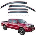  In-channel Rain Guards Compatible With 2005-2015 Tacoma Double Cab Window 