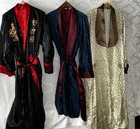 Vintage Lot Of 6 Kimono Robes Smoking Jackets