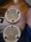 Vintage Pfaltzgraff Folk Art Coasters     4 25    Tan   Blue - Usa Country Cottage