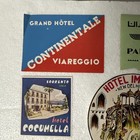Vtg Luggage Labels Lot Of 18 Rare Hotel World Travel Tags Stickers Authentic