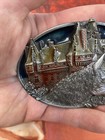 Vintage Unicorn Mystical Castle Belt Buckle