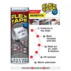 Flex Seal Flex Tape Clear 4 In X 5 Ft Strong Rubberized Waterproof Tape  4-pack 