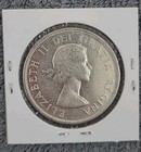 1958 Canada  1 Dollar    totem Pole    Silver Coin
