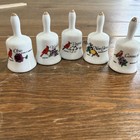 Various Us States   Miniature Souvenir Bells Featuring State Birds   Flowers 5