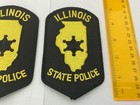 Illinois State Police Shoulder Size Collectable Patch Set 2 tracking Insured Too