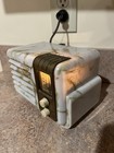 Art Deco Vtg 1939 General Electric Beetle    sleigh    Tube Radio Ge Model Gd-520