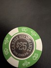  25 Caribe Hilton San Juan Puerto Rico Casino Chip Chc-25e    very Rare    Wow 