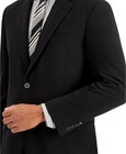 Nautica Mens Modern Fit 2 Piece Suit 38 S   32 Waist Black Solid Stretch