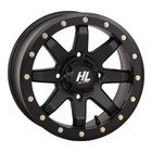 High Lifter Hl9 Beadlock 14x7 14x10 Wheels Black Honda Pioneer 1000   Talon
