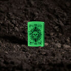 Zippo Glowing Skull Design Glow In The Dark Windproof Pocket Lighter  46289