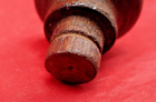 Vintage Singer Treadle Sewing Machine Cabinet Drawer Wood Door 1  Pull Knob