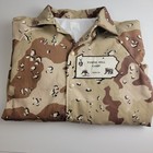 Vtg Unbranded Canvas Jacket For Camp  Chores  Outdoors  Camo  Patch Men s Xl Usa