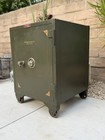 Vintage Mosler Fire-resistant Combination Safe On Wheels
