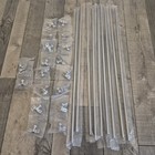 Chic 9pcs  Stair Carpet Rod Set With Round Chrome Finials  New