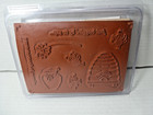 Stampin Up Just Buzzing By  stamp Set Of 8 New In Box Bees Hive