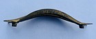 Antique Hardware Brass Atomic Mid Century Modern Mcm Drawer Pull 4   centers