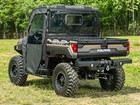 Superatv Heavy Duty Rear Winch Bumper For Polaris Ranger Xp 1000