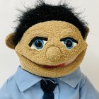 Melissa And Doug Cop Police Officer Plush Hand Puppet No Stick No Hat