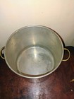 Vtg Copper Pot With Brass Handles 10x8 Inches 