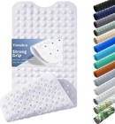 Non Slip Bath Mat For Tub 40x16  Extra Long Bath Tub Mat  Snow
