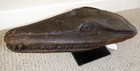 Sepik River Papua New Guinea Carved Canoe Prow  15 Inch On Metal Stand