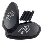 Motorcycle Mirror Block Off Base Plates For Yamaha Yzf R1 Yzfr1 1998-2014 Black