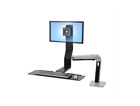 Ergotron Desk Mount Single Monitor Keyboard Sit-stand Workstation Home Office