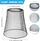 Chicken Wire Plant Covers Plant Sturdy Protector Metal Cloche Garden Protection