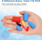 40 110 Pc Silicone Rubber Tapered Plug High Temperature Resistant Assortment Kit