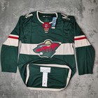 Minnesota Wild Adidas Jersey Size 52 Green Home Nhl Strap Authentic Primegreen
