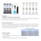 Dental Light Cure Composite Resin Etching Gel Donding A1 A2 A3 A3 5 B1 Kit