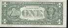 2021 Series One Dollar Bill  1 Misaligned  Miss-cut  Off Center Error Note  2 