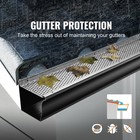 Uimoso Gutter Guard 5 In Wide 52 Ft Length Cover Mesh Leaf Debris Protection