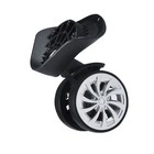 2pcs Swivel Wheel Replacement Luggage Travel Suitcase Wheels Plastic