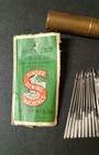 Vintage Singer Needles Cotton C Silk Sewing Machine Needles Lot Of 23